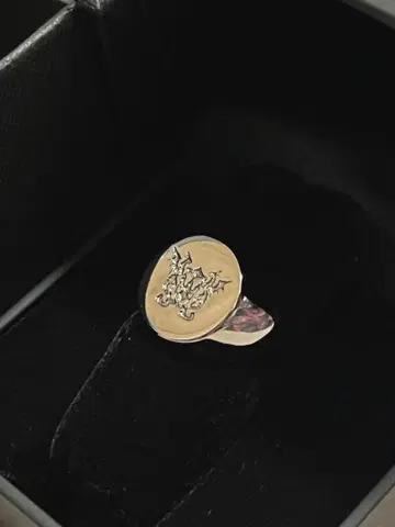 그랑블루 판타지 씰 반지 흑룡 기사단 미사용 새상품