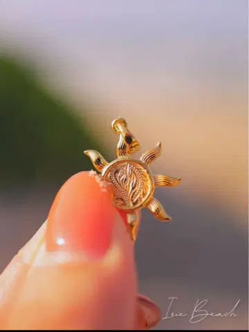 하와이 주얼리 sunrise necklace [체인 포함] 골드