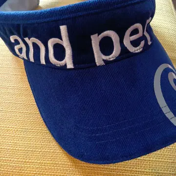 골프 여성용, 파란색 자수 바이저