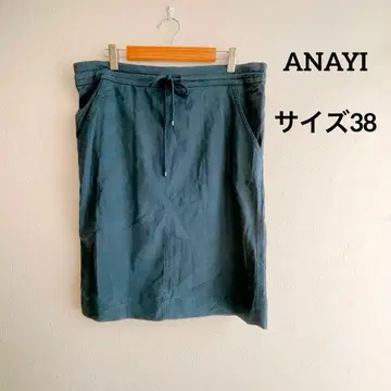 ANAYI 스커트 끈 포함 38 네이비 봄/여름