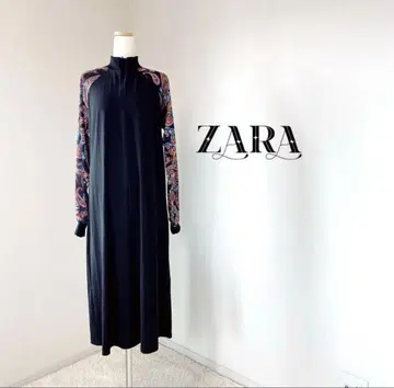 ZARA 자라 하이넥 롱 원피스