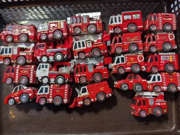 쵸로Q 소방차 소방대 일괄 21대