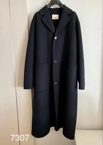 2024AW IENA BLACK 텐트 라인 코트