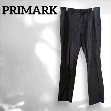 PRIMARK 슬랙스 슬림핏 32S 차콜 그레이