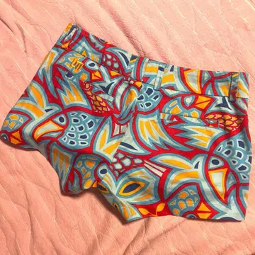 라우드마우스 컬러풀 아트 패턴 숏 팬츠 사이즈 40