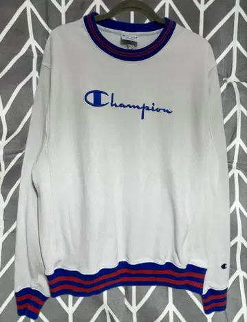 Champion 리버스 위브 맨투맨 자수 로고 트레이닝복 빅 루즈