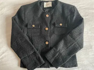 노카라 자켓 블랙