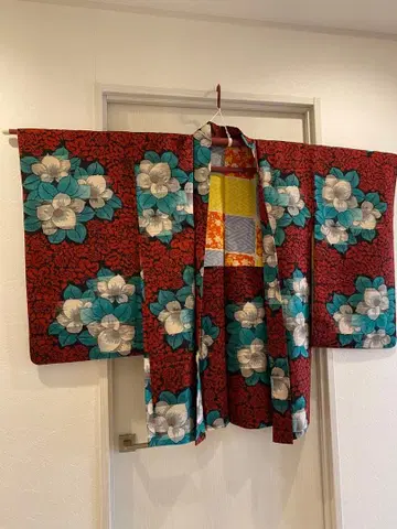 꽃무늬 겉옷 명선 앤티크