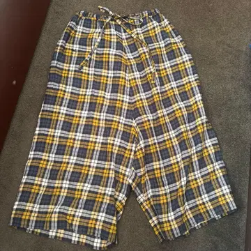 와이즈 Y's 사루엘 체크 팬츠