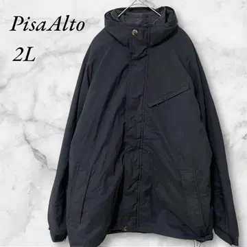 PisaAlto 블루종 라이너 탈부착 가능 빅 사이즈 루즈핏 2L 블랙