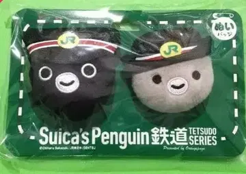 Suica 펭귄 역무원 인형 배지 철도 시리즈