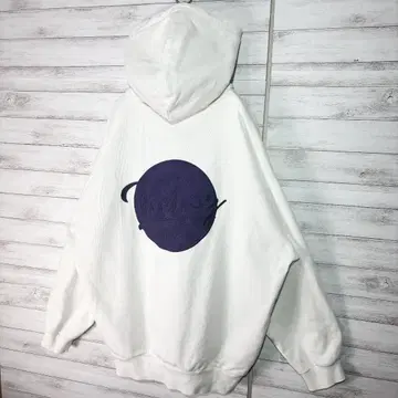 Keboz 자수 로고 후드티 L 케보즈 백 프린트