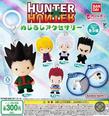 HUNTER x HUNTER 메지루시 액세서리 전 5종 세트
