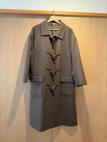 mila owen 롱 더플 코트 카키