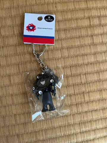 오사카 간사이 만박 블랙 미야쿠미야쿠 PVC 입체 키링 미야쿠미야쿠