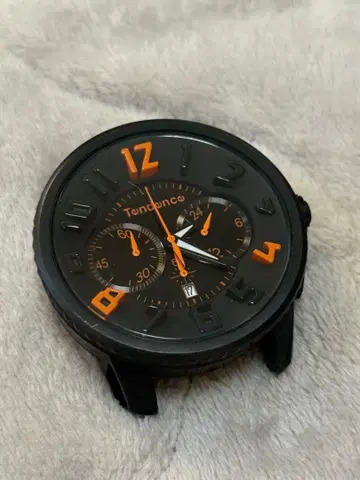 텐덴스/TENDENCE 시계 블랙 오렌지