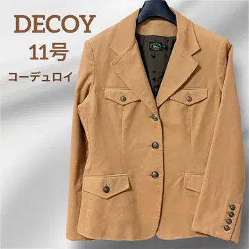 [새상품급] DECOY 코듀로이 테일러드 자켓 11호 베이지 고급