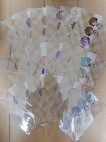 앙스타 애니카페 신규 일러스트 비주얼 미니 클리어 파일 전 18종 세트