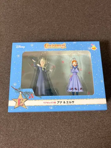디즈니 크리스마스 오너먼트 복권 E상 안나 & 엘사 세트