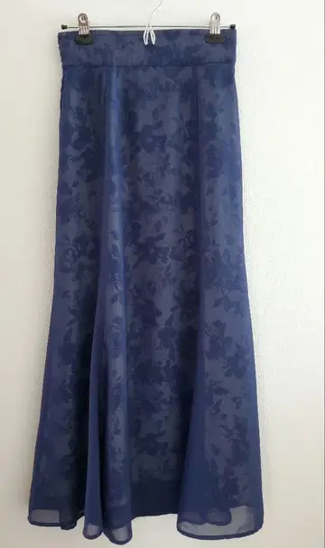 [ 최종 판매 ] osono 길이 조절 시어 레이어드 스커트 블루 네이비