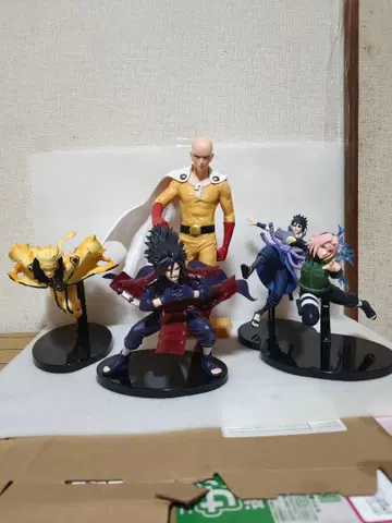 사이타마 사스케 사쿠라 나루토 마다라 피규어 5체 세트