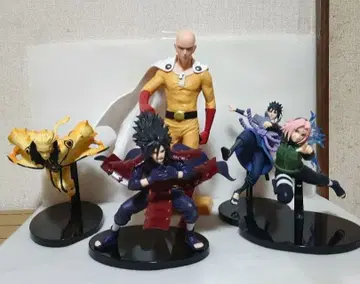 사이타마 사스케 사쿠라 나루토 마다라 피규어 5체 세트