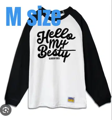 새상품 Hello My 'BESTY' 롱 슬리브 T셔츠 MBE:FIRST