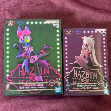 해즈빈 호텔에 오신 것을 환영합니다 모니터 탑 피규어 알래스터 바키 2점