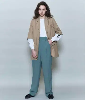 6 ROKU GEORGETTE PANTS 조젯 턱 팬츠 34