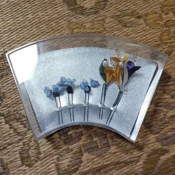 일본 의류 머리 장식 6세트 꽃 모티브