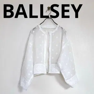 [BALLSEY] 보르지(36) 7부 소매 가디건 올 패턴 비침 겉옷