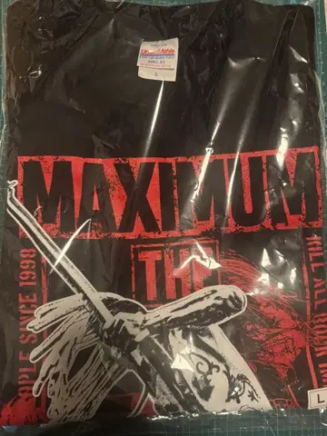 맥시멈 더 호르몬 T셔츠 L 사이즈