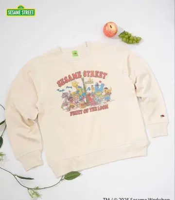 SESAME STREET x FTL 풀오버 맨투맨