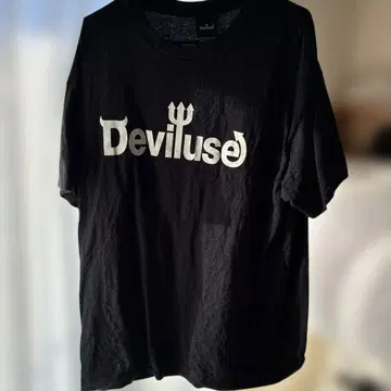 Deviluse FACT 로고T셔츠 블랙