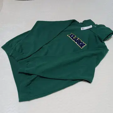 XLARGE 그린 후드티 미사용