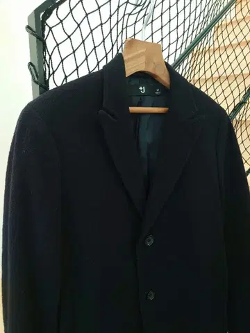 M 사이즈 유니클로 +J 질 샌더 체스터 코트 캐시미어 블렌드