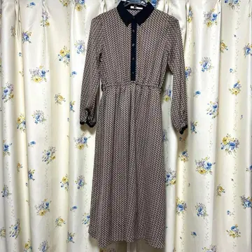 Elencare due 헤링본 무늬 롱 원피스 FREE 사이즈