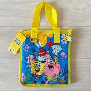 스펀지밥 보냉 가방 도시락 주머니 스티커