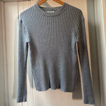 ADORE 어도어 리브 스웨터 그레이