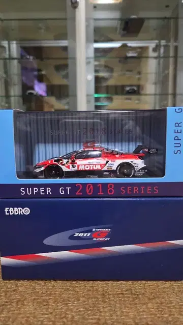 1/43 에브로 혼다 모튤 MUGEN NSX-GT 2018