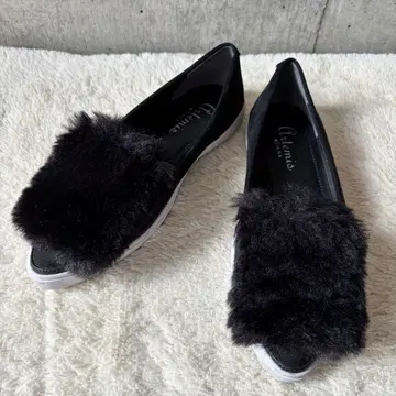 아르테미스 바이 다이애나 에코 퍼 슬립온 로퍼 23.5cm