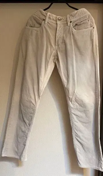 SIVIGLIA 슬림핏 화이트 팬츠 31