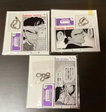 명탐정 코난 코난랜드 아크릴 키링 야마토 칸스케 우에하라 유이