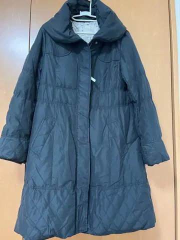 OPAQUE CLIP 블랙 다운 자켓 38 탈부착 가능 퍼