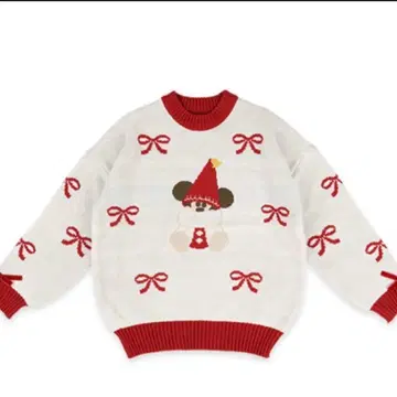 디즈니 크리스마스 린린린 스웨터 2025 택 포함 미사용 새상품