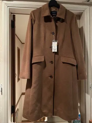뉴요커 브라운 롱 코트