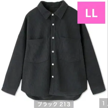 [택 포함 새상품] 시마무라 marie 셔츠 자켓 블랙 LL 남성용