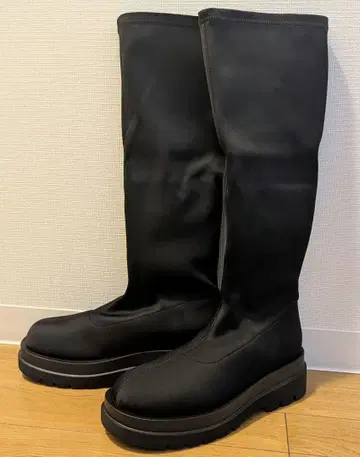 블랙 롱 부츠 LL 사이즈