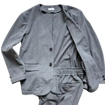 SHIPS any 스트레치 저지 노카라 셋업 M