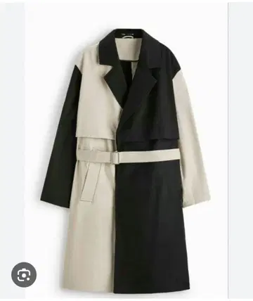 ZARA 컬러 블로킹 트렌치코트
